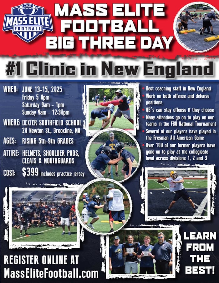 MEF Big 3 Day clinic Flyer